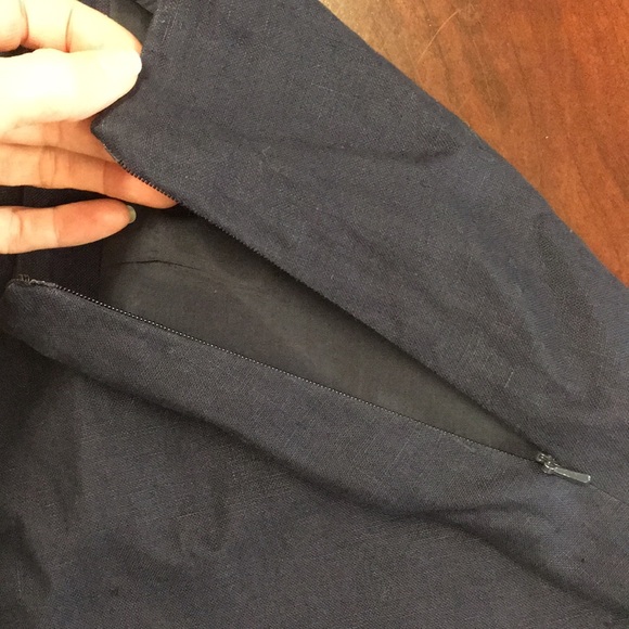 Boston Proper Sz 8 linen skirt - Picture 3 of 3